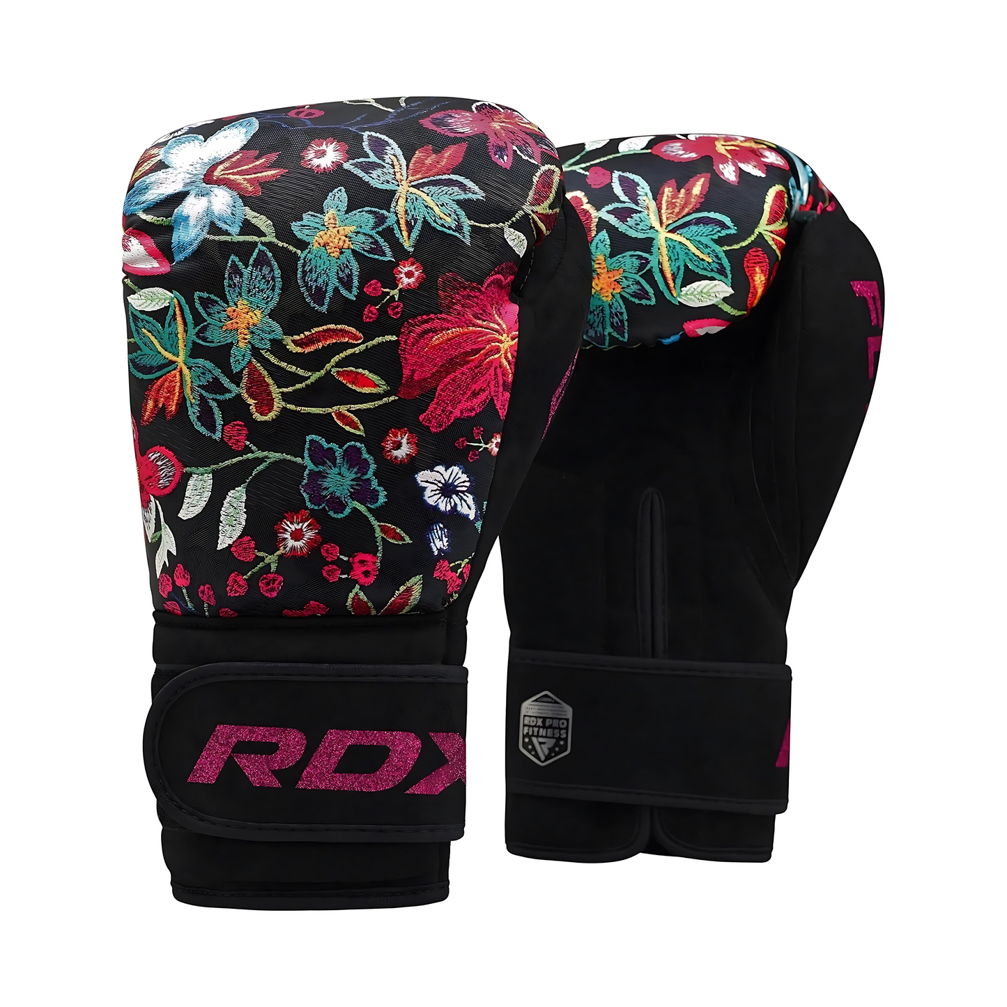 Women Boxing Gloves for Training, Muay Thai – Flora Skin Ladies Mitts for Sparring, Kickboxing - Good for Punch Bag, Focus Pads and Double End Ball Punching