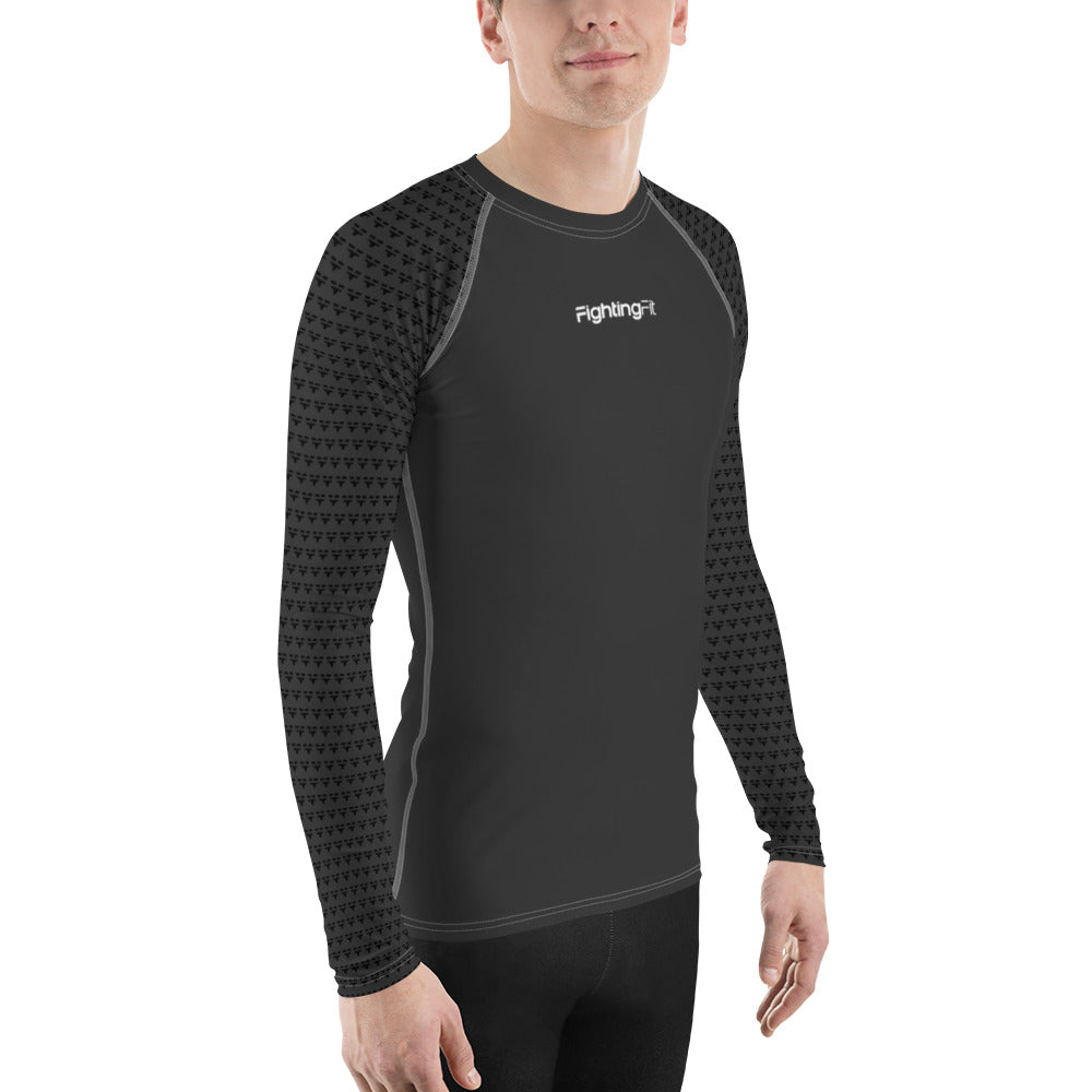 FightingFit - Men's Rash Guard - Dark Grey