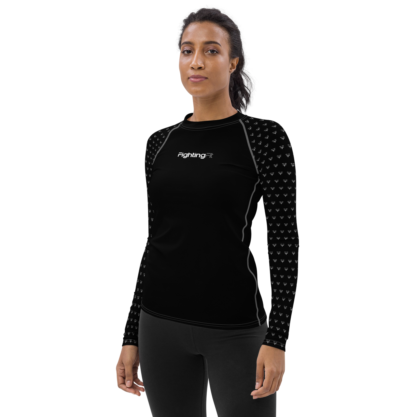 FightingFit - Women's Rash Guard - Black