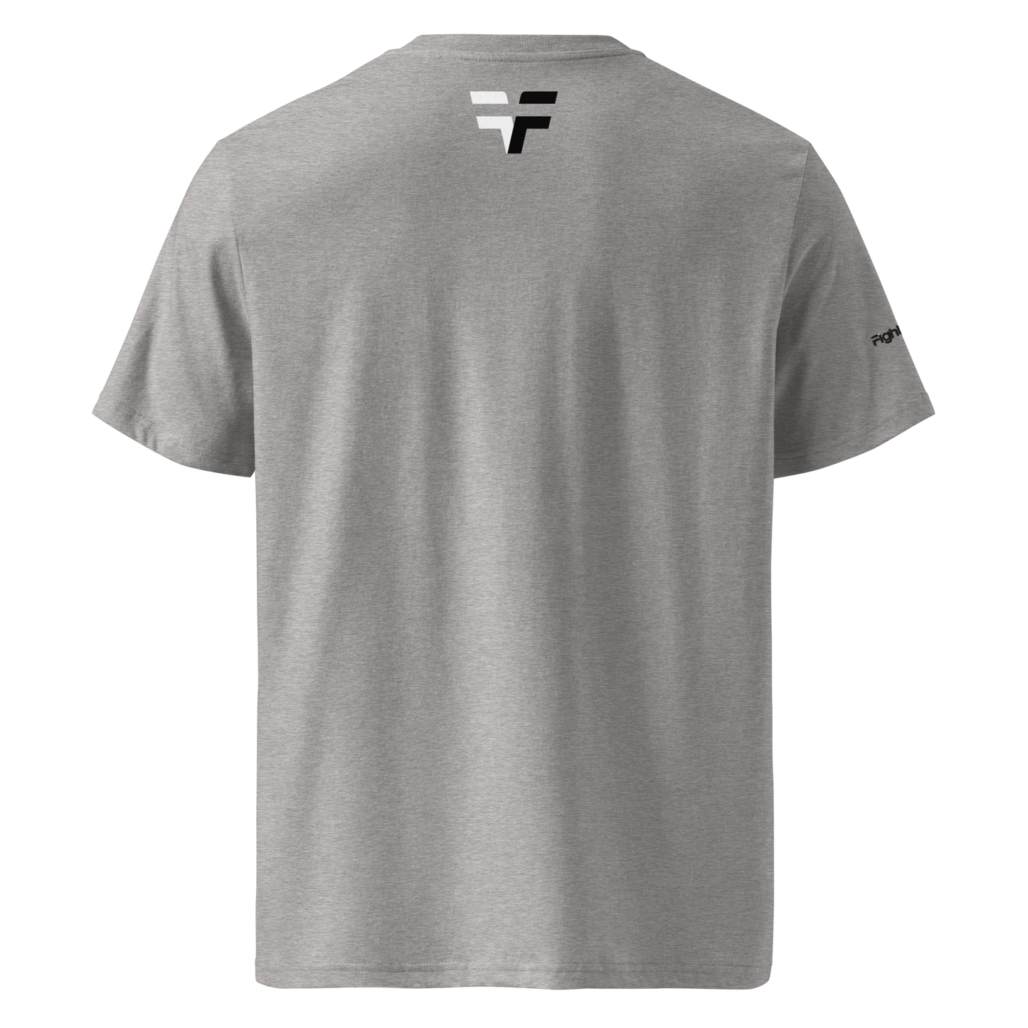 FightingFit - Unisex Organic T-Shirt - Embroidery - Grey