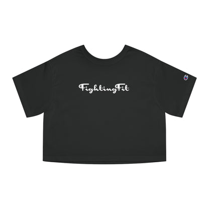 Champion Cropped Tee - Signature Print