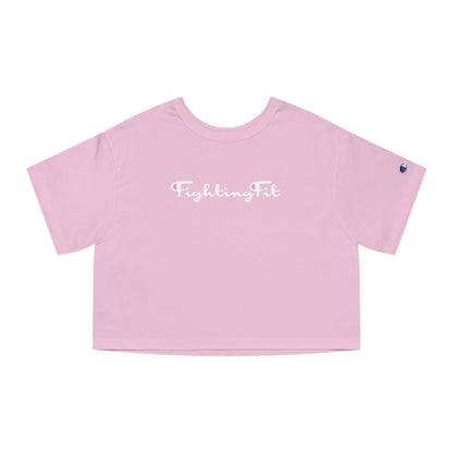 Champion Cropped Tee - Signature Print