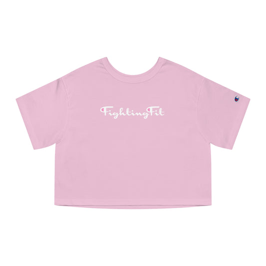 Champion Cropped Tee - Signature Print