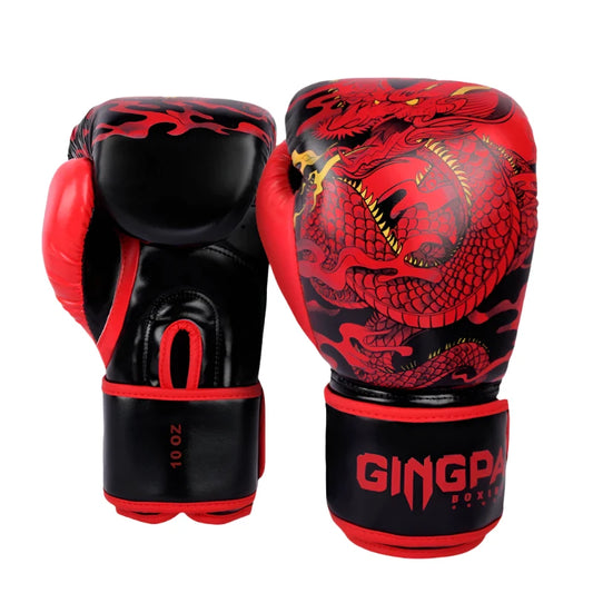 Kick Boxing Gloves for Adult Men Women PU Karate Muay Thai Guantes De Boxeo Free Fight MMA Sanda Training Adults Kids Equipment